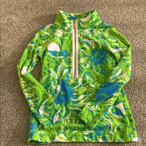 Lily Pulitzer 1/4 zip pullover